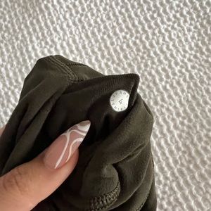 lululemon Dark Olive Align Leggings 25’ - Size 4